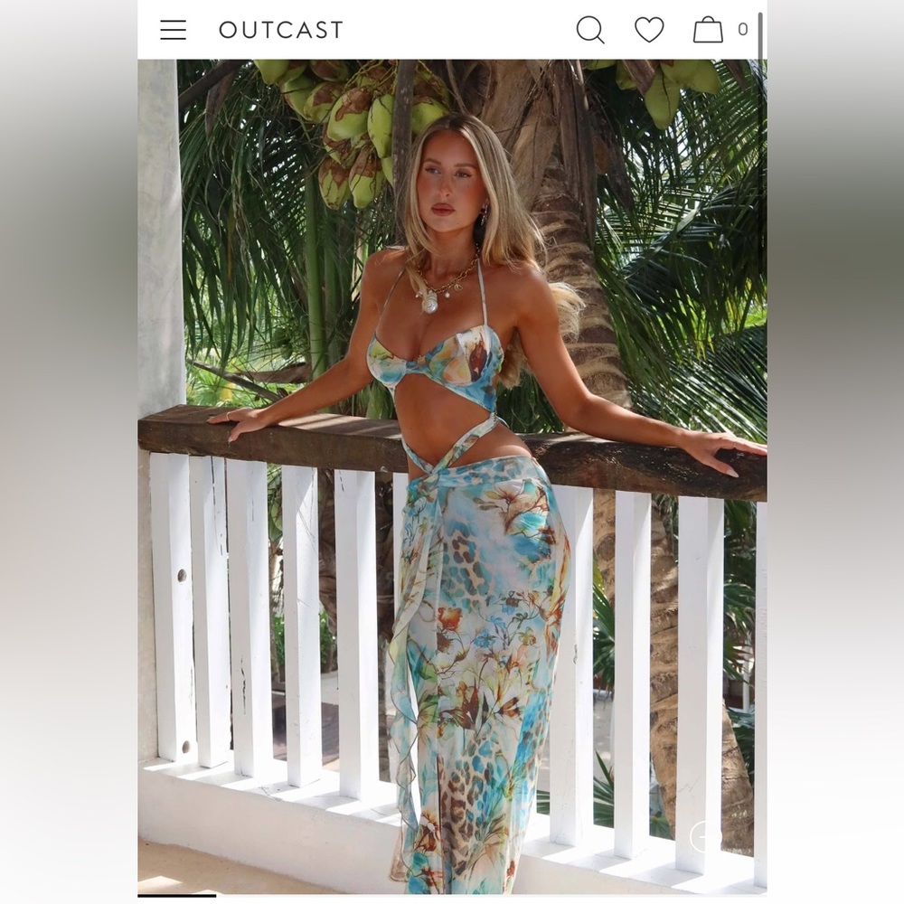 OUTCAST MEILANI MAXI DRESS AMAZONIA